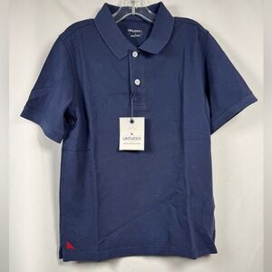 UNTUCKit Kids Dark Blue Pima Cotton Polo 10
